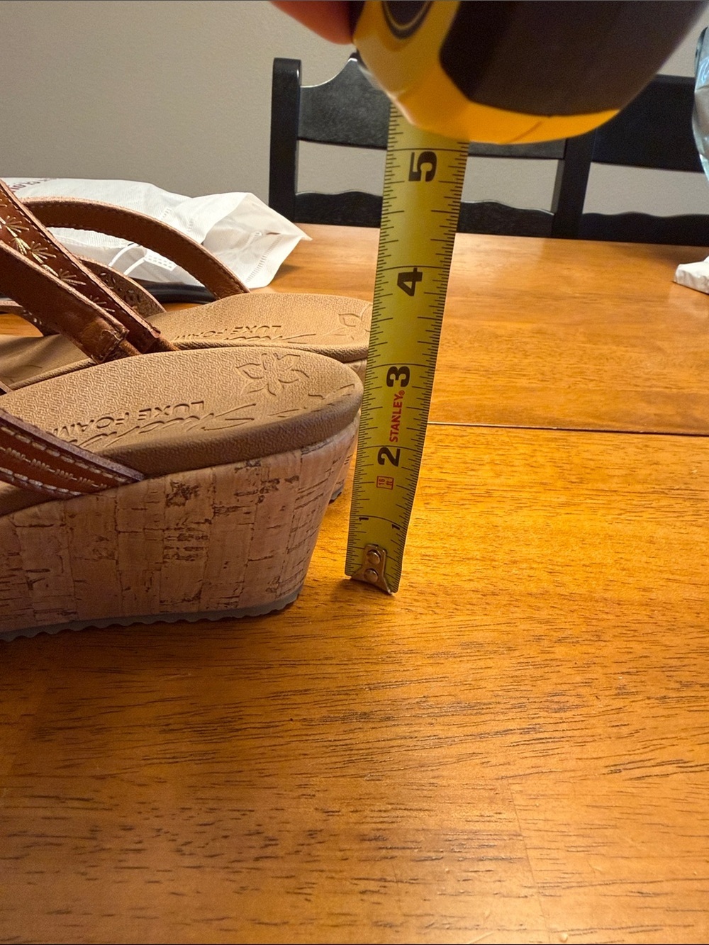 Skechers Brown Multi-Strap Wedge Sandals - Picture 11 of 16